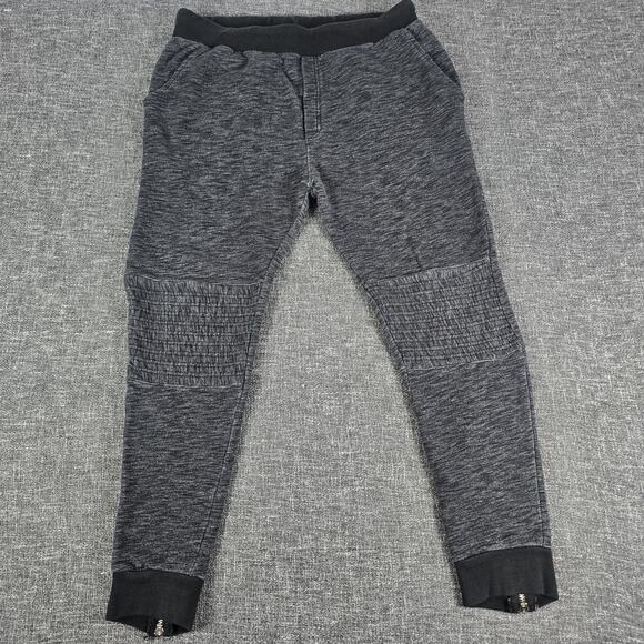 Zara Man Grey Joggers Size XL Zipper Gym Casual Loungewear - Picture 1 of 7